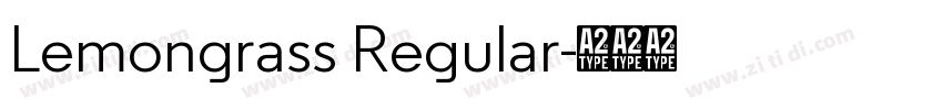 Lemongrass Regular字体转换 Lemongrass Regular字体转换